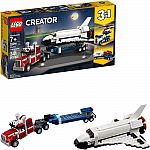 Lego Creator 3in1 Shuttle Transporter 31091 $17 & More