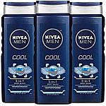 3-Pk 16.9oz Nivea Men 3-in-1 Body Wash $7.39 or Less