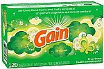 120-Ct Gain Original Dryer Sheets $2.33