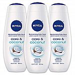 3-Pack NIVEA Care & Coconut Moisturizing Body Was $6.36