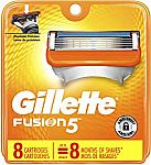 8-Ct Gillette Fusion5 Men's Razor Blades Refills $11 or Less