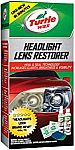 Turtle Wax Headlight Lens Restorer Kit $5