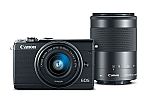 Canon EOS M100 Mirrorless Camera w/ 15-45mm & 55-200mm Lens + Memory Card + Bag $500