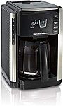 Hamilton Beach 12 Cup Programmable Coffee Maker $16
