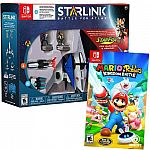 Nintendo Switch - Mario + Rabbids Kingdom Battle and Starlink: Battle for Atlas Starter Pack featuring Star Fox $30