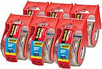 6-Pack Scotch Heavy Duty Packaging Tape w/ Dispenser (1 7/8" x 22.2yd.) $8.50