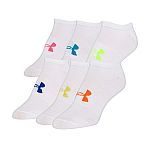 6-Pair Under Armour Women's Essential No-Show Liner Socks $9.48 (Org $20)