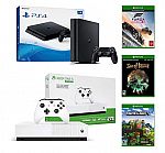 PlayStation 4 Slim 1TB Console + Xbox One S 1TB All-Digital Edition Console $377