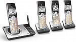 AT&T DECT 6.0 Expandable Cordless Phone Answering System w/ 4 Handsets $61 (Reg. $100)
