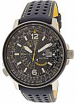 Citizen Men's Promaster Nighthawk Blue Angels Watch w/ Leather Strap $169