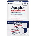 6-count 0.35 oz. Aquaphor Healing Skin Ointment, Advanced Therap $9.16