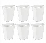 6-count Sterilite10 Gal./38 L Rectangular Wastebasket $17.14 (Org $38.88)