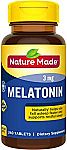 240 Count Nature Made Melatonin 3mg Tablets $4.40