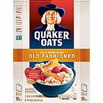 Quaker Oats Old Fashioned Oatmeal, 160 oz $10.67