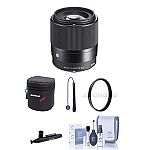 Sigma 30mm f/1.4 DC DN Lens Contemporary f/Sony E-mount Bundle $239