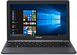 ASUS VivoBook L203MA Ultra-Thin Laptop (Celeron N4000, 4GB, 64GB, USB-C) + 1yr MS 365 $189