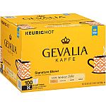 100-Count Gevalia Signature Blend K-Cup Coffee Pod $26.59 & More