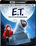 E.T. The Extra-Terrestrial (4K Ultra HD + Blu-ray + Digital HD) $10