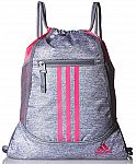adidas Alliance II Sackpack (Grey/Pink) $10 (Reg. $18)