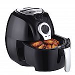 Avalon Bay Air Fryer Digital 2.65 Qt w/ Stainless Steel Basket $40 and more