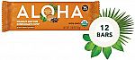 12-Count ALOHA Organic Plant Based Protein Bars |Peanut Butter Chocolate Chip 1.9oz Bars $16.84