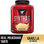 5-lbs BSN Syntha-6 Milk Protein Isolate Powder (Vanilla Ice Cream) $19.31 & More