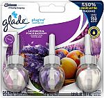 3-Pack Glade PlugIns Scented Oil Refill (Lavender & Peach Blossom) $3.14 or Less