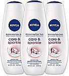 3-Pack NIVEA Care & Sparkle Moisturizing Body Wash 16.9 fl. oz. Bottle $6.97 and more