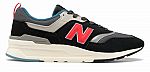 New Balance Men's 997 Shoes Grey with Red $28