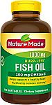 Amazon Nature Made Vitamin Sale: 150-Ct 1000 mg Fish Oil $9 & More