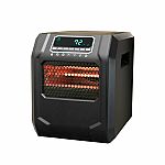 Lifesmart HT1188 4-Element Quartz Infrared Portable Large Room Space Heater $37