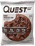 12-Ct Quest Nutrition Double Chocolate Chip Protein Cookie $12.63 & More