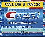 3-Pk 4.6-oz Crest Pro-Health Smooth Formula Toothpaste (Clean Mint) $3.63