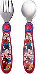 The First Years Disney Baby Mickey Mouse Stainless Steel Flatware $2.48