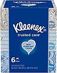 12-Boxes Kleenex Trusted Care Everyday Facial Tissues (144/Box) $11 or Less