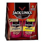Jack Link’s Beef Jerky Variety Pack, 9 Ct (1.25 oz Bags) – Variety Pack $9.05
