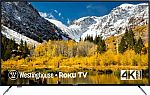Westinghouse 58" LED 2160p Smart 4K UHD TV with HDR Roku TV $280