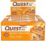 12-Pack Quest Nutrition Protein Bars (Maple Waffle) $13.62 & More Protein Workout Products