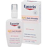 4-oz Eucerin Q10 Anti-Wrinkle Sensitive Skin Lotion (SPF 15) $4.61