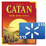 Catan Strategy Board Game: 5th Edition + $15 Walmart Gift Card $35 & More