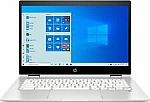 HP 2-in-1 14" Touch-Screen Chromebook Laptop (N4000 4GB 32GB 14B-CA0013DX) $269