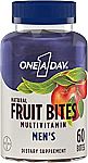 60-Ct One A Day Men’s Natural Fruit Bites Multivitamin w/ Immune Health Support $4.50, 60-Ct Women's $4.50