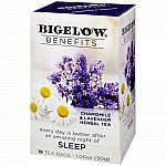 108-Ct Bigelow Benefits Sleep Chamomile Lavender Caffeine-Free Herbal Tea $9.46