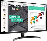 LG 32QN600-B 32" QHD (2560 x 1440) IPS Monitor with HDR 10, AMD FreeSync $159.99
