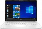 HP 14" HD Laptop (Celeron N4020 4GB, 64GB Snowflake white) $219.99