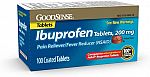 100-Ct 200 mg Goodsense Ibuprofen Pain Reliever Tablets $2.08