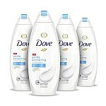 4-Count 22oz Dove Body Wash, Gentle Exfoliating $12