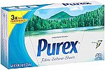 40-Ct Purex Fabric Softener Dryer Sheets (Mountain Breeze) $0.90