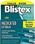 3-pack Blistex Medicated Lip Balm, 0.15 Ounce $2