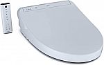 TOTO K300 WASHLET Cotton White Elongated Slow-Close Heated Bidet Toilet Seat $499 (orig. $635)